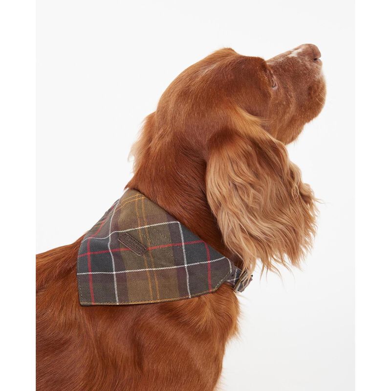 Barbour Tartan Dog Bandana image number 1